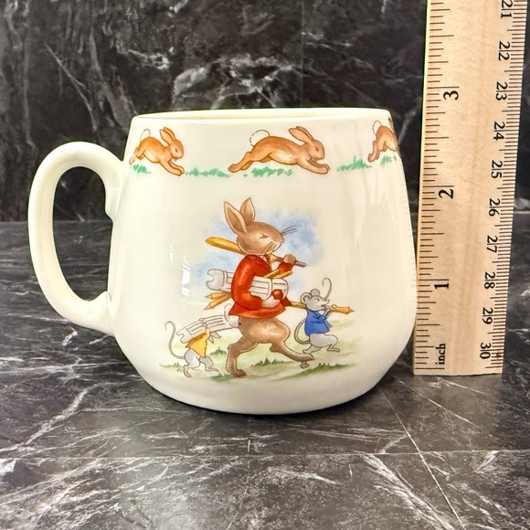 ROYAL DOULTON “Bunnykins" English Fine Bone China 5 Piece Set - Picture 6 of 16